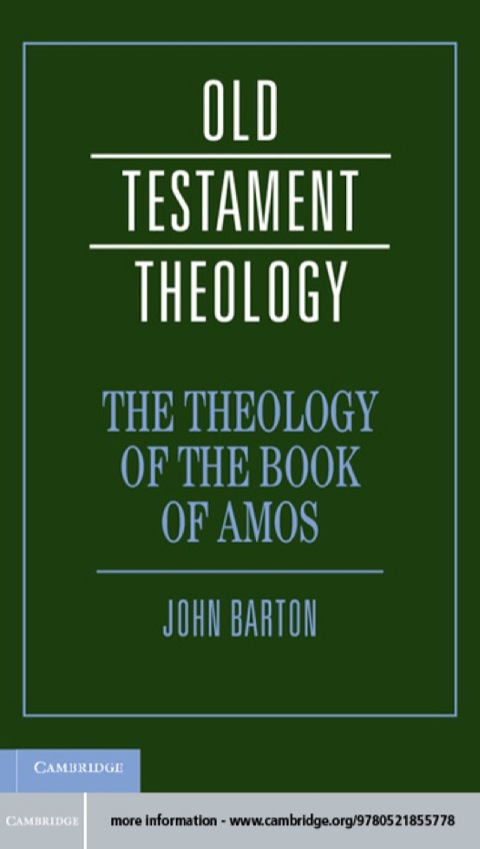 Cover image for book The Theology of the Book of Amos