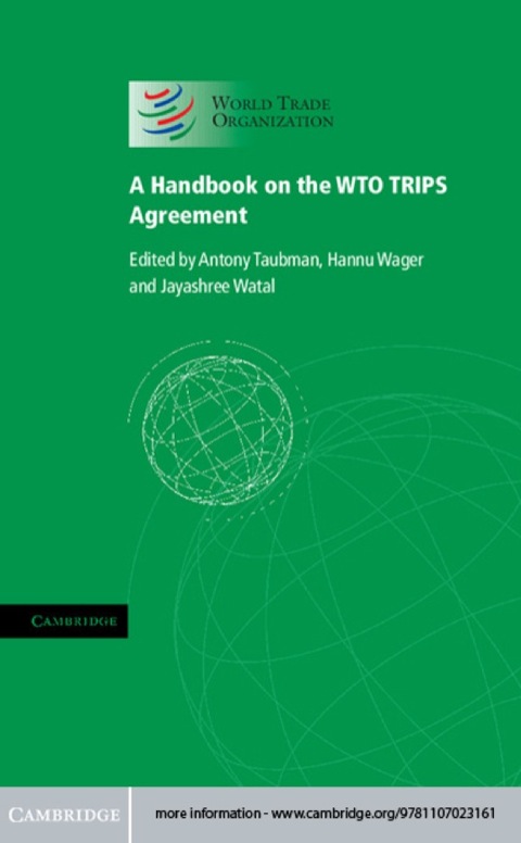 Cover image for book A Handbook on the WTO TRIPS Agreement