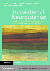 Cover image: Translational Neuroscience 1st edition 9780521519762