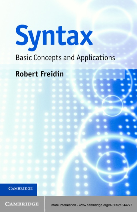 Cover image for book Syntax