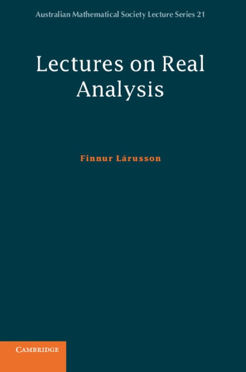 Cover image for book Lectures on Real Analysis