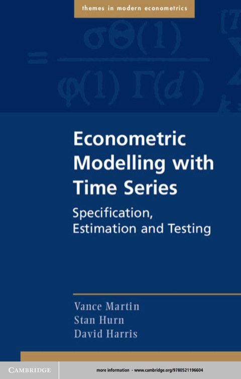 Econometric Modelling with Time Series 