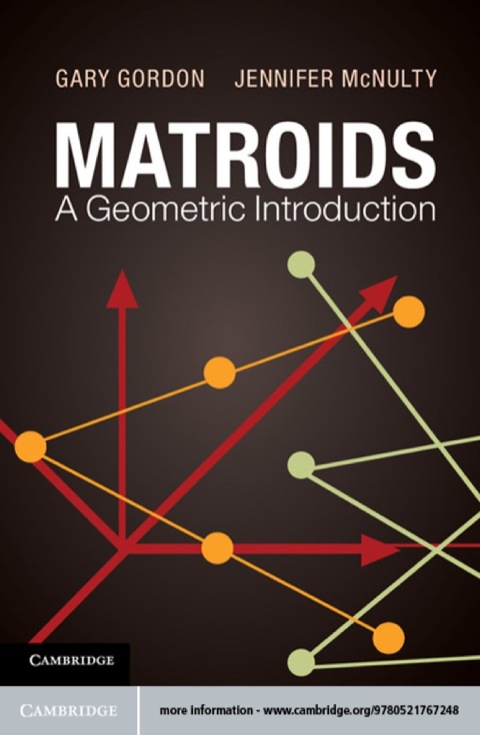 Cover image for book Matroids: A Geometric Introduction