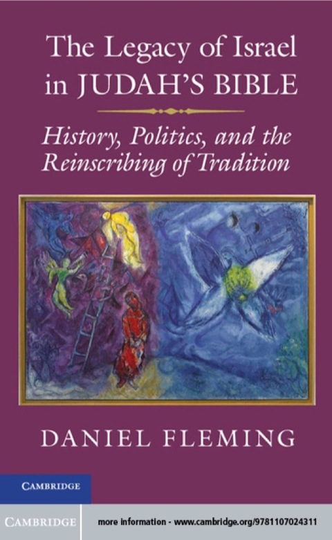 Cover image for book The Legacy of Israel in Judah's Bible