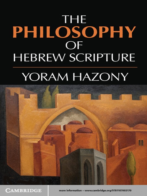 Cover image for book The Philosophy of Hebrew Scripture