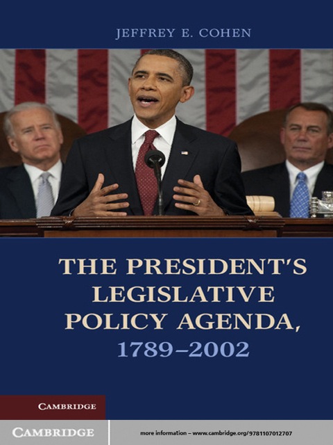 Cover image for book The President's Legislative Policy Agenda, 1789–2002