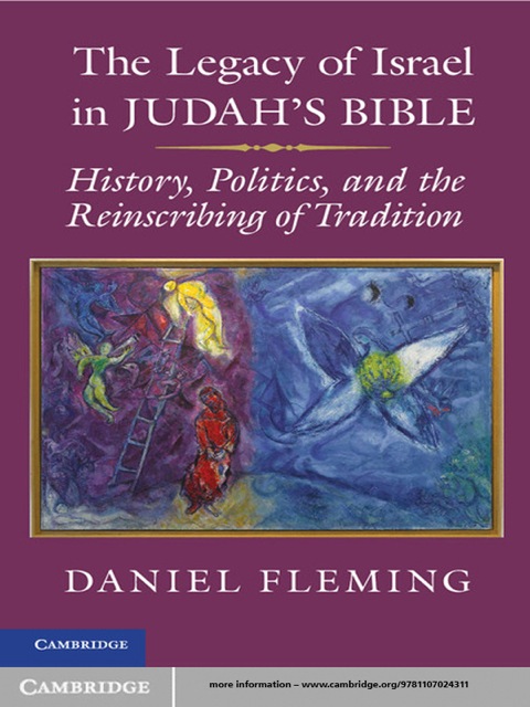 Cover image for book The Legacy of Israel in Judah's Bible