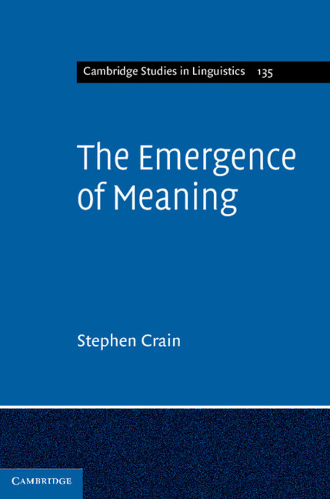 The Emergence of Meaning 