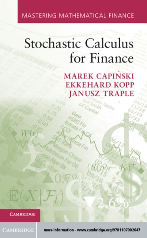 Cover image for book Stochastic Calculus for Finance