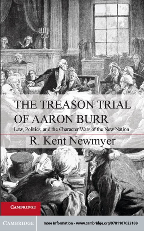 Cover image for book The Treason Trial of Aaron Burr