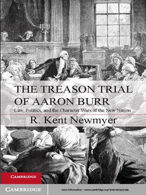 Cover image for book The Treason Trial of Aaron Burr