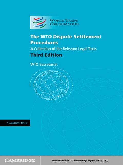 Cover image for book The WTO Dispute Settlement Procedures
