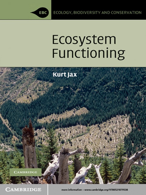 Cover image for book Ecosystem Functioning