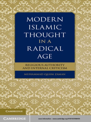 Modern Islamic Thought in a Radical Age