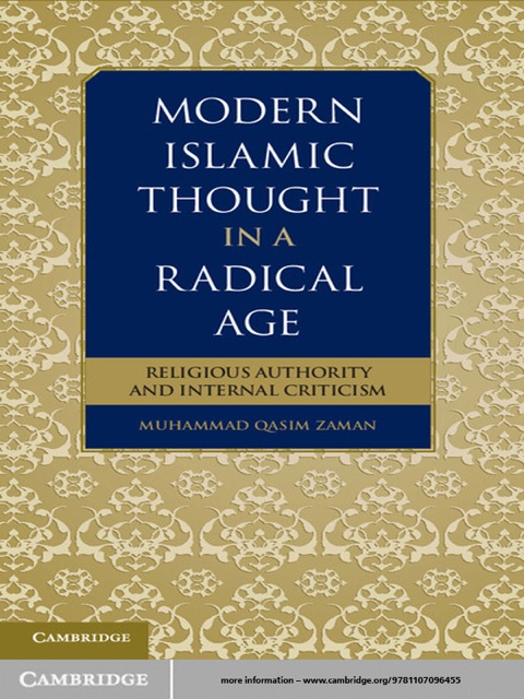 Cover image for book Modern Islamic Thought in a Radical Age