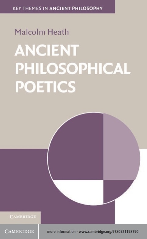 Cover image for book Ancient Philosophical Poetics