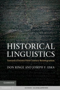 Cover image: Historical Linguistics 9780521583329