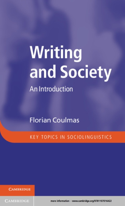 Cover image for book Writing and Society