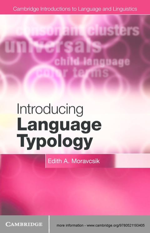 Cover image for book Introducing Language Typology