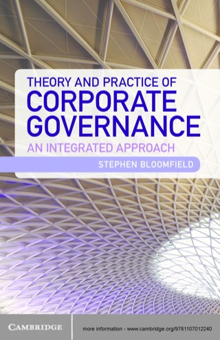 Theory and Practice of Corporate Governance