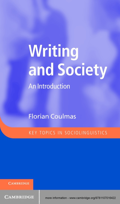 Cover image for book Writing and Society