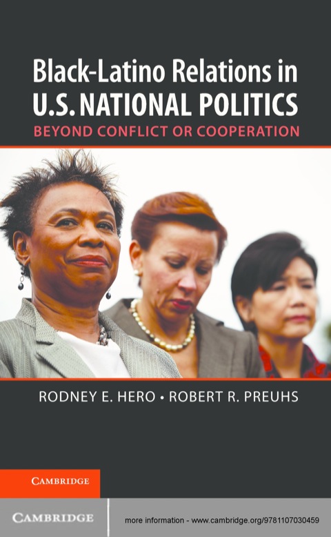 BlackâLatino Relations in U.S. National Politics 