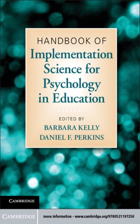 Cover image for book Handbook of Implementation Science for Psychology in Education