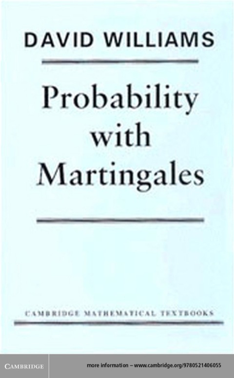 Cover image for book Probability with Martingales