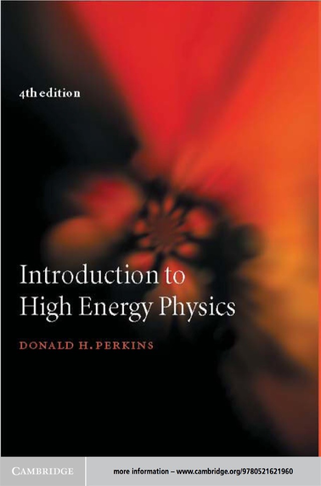 Introduction to High Energy Physics
