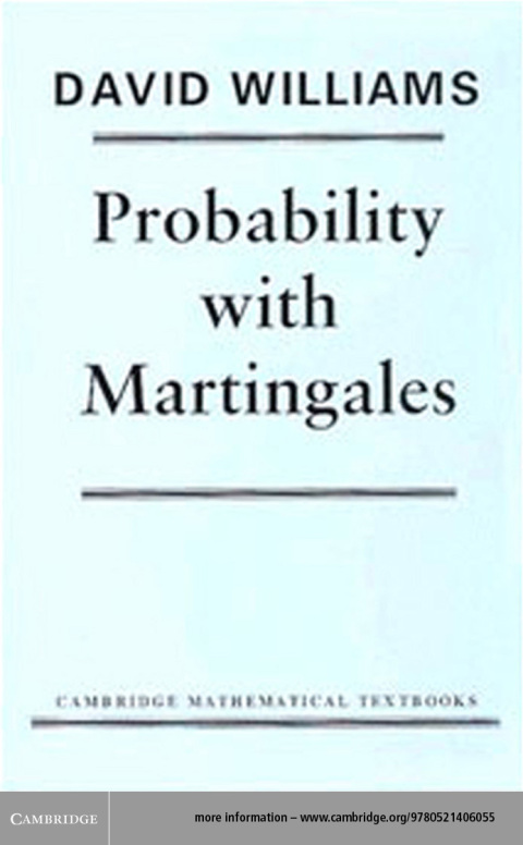 Cover image for book Probability with Martingales