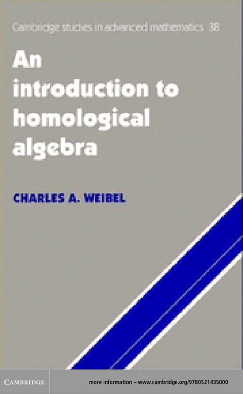 Cover image for book An Introduction to Homological Algebra