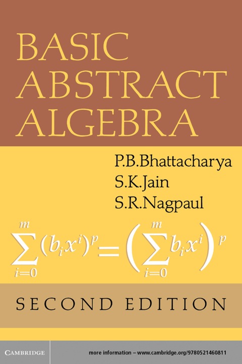 Basic Abstract Algebra 