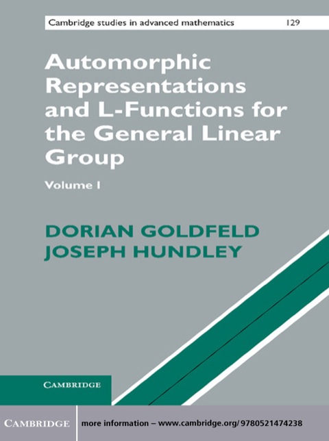 Cover image for book Automorphic Representations and L-Functions for the General Linear Group: Volume 1