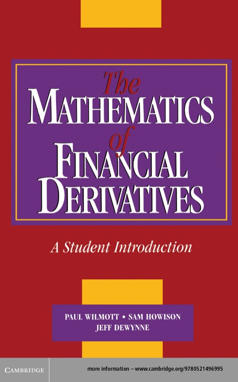 Cover image for book The Mathematics of Financial Derivatives