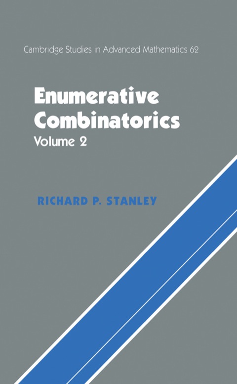 Cover image for book Enumerative Combinatorics: Volume 2