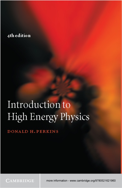 Cover image for book Introduction to High Energy Physics