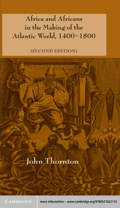 Cover image for book Africa and Africans in the Making of the Atlantic World, 1400–1800