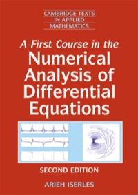 Cover image: A First Course in the Numerical Analysis of Differential Equations 2nd edition 9780521734905
