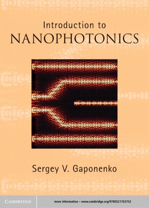 Cover image for book Introduction to Nanophotonics
