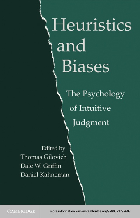 Cover image for book Heuristics and Biases