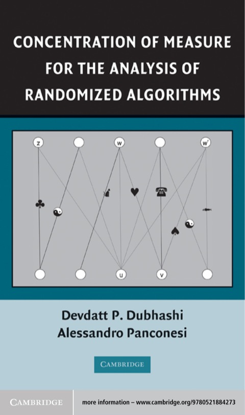 Cover image for book Concentration of Measure for the Analysis of Randomized Algorithms