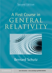 Cover image: A First Course in General Relativity 2nd edition 9780521887052