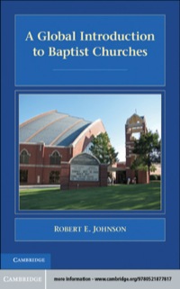 Cover image: A Global Introduction to Baptist Churches 9780521877817