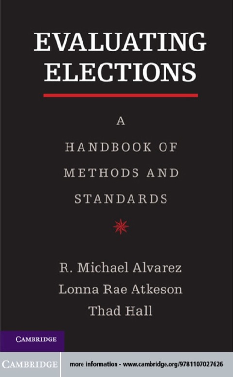 Cover image for book Evaluating Elections