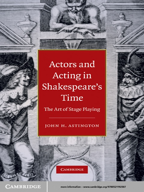Cover image for book Actors and Acting in Shakespeare's Time