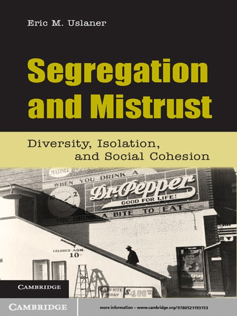 Cover image for book Segregation and Mistrust