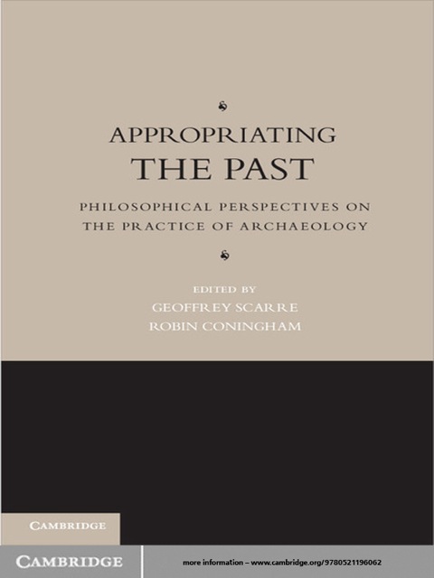 Cover image for book Appropriating the Past