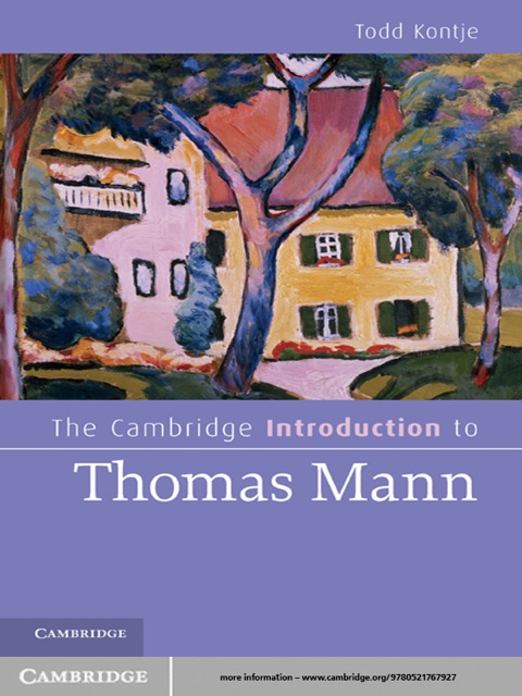 Cover image for book The Cambridge Introduction to Thomas Mann