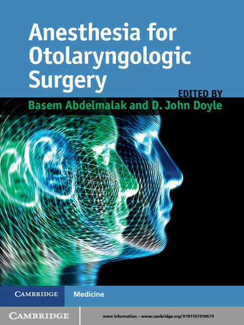 Cover image for book Anesthesia for Otolaryngologic Surgery