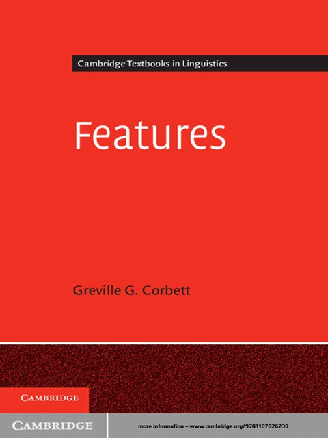 Cover image for book Features